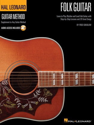 Book cover for Hal Leonard Folk Guitar Method