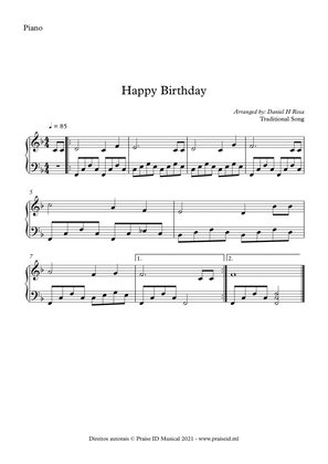 Happy Birthday to you PIANO