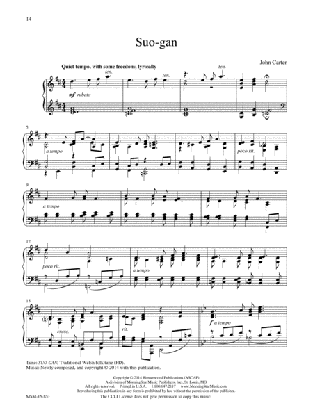 From the British Isles: Nine Traditional Melodies for Solo Piano image number null