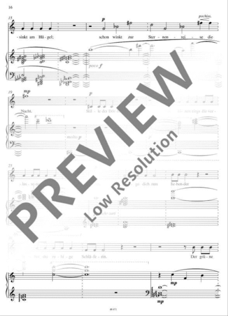 Trakl-Lieder I Trakl-Lieder I Tenor Voice scores gallery preview page 17