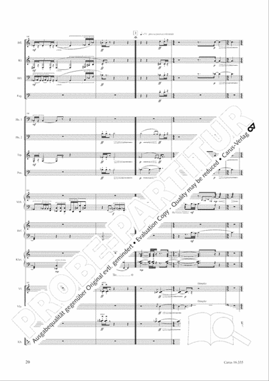 Esquisse: le froid Orchestra scores gallery preview page 21