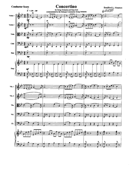 Concertino for Harp and Strings
