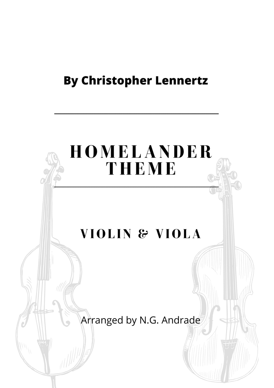 Homelander In Hallway String Duet scores gallery preview page 1