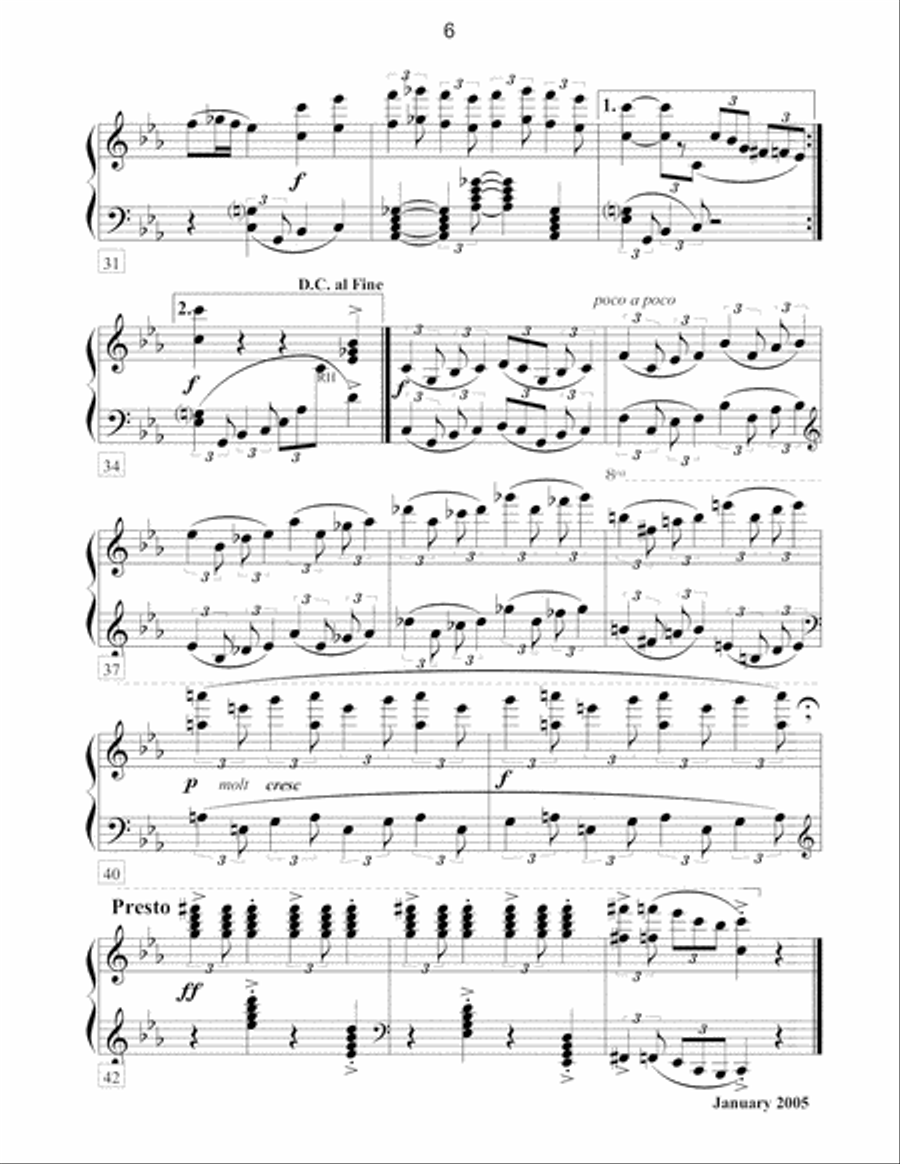 3 Interludes Small Ensemble scores gallery preview page 6
