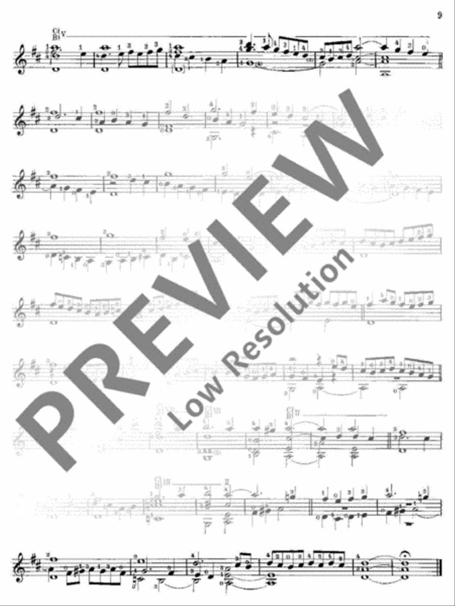 Hispanae Citharae Ars Viva Guitar scores gallery preview page 18