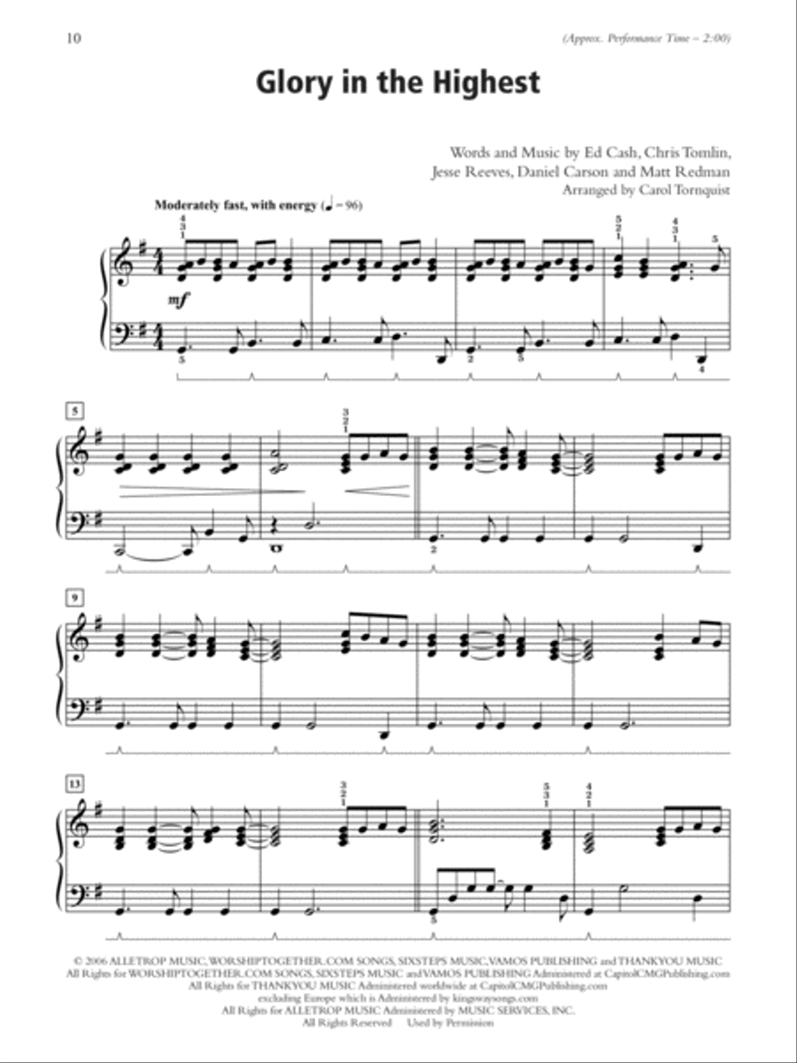 What Praise Can I Play for Christmas? Piano Solo scores gallery preview page 8