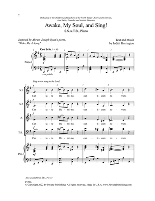 Awake, My Soul, and Sing!