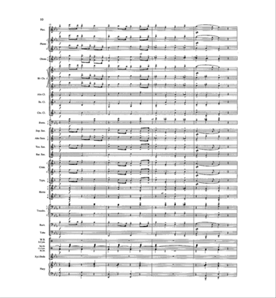 Country Gardens Concert Band scores gallery preview page 5