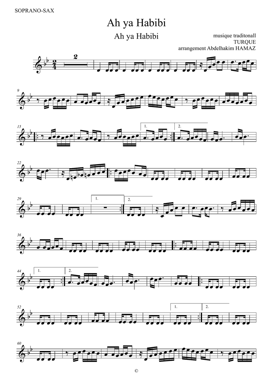 ah ya habibi ah ya habibi Woodwind Quartet scores gallery preview page 2