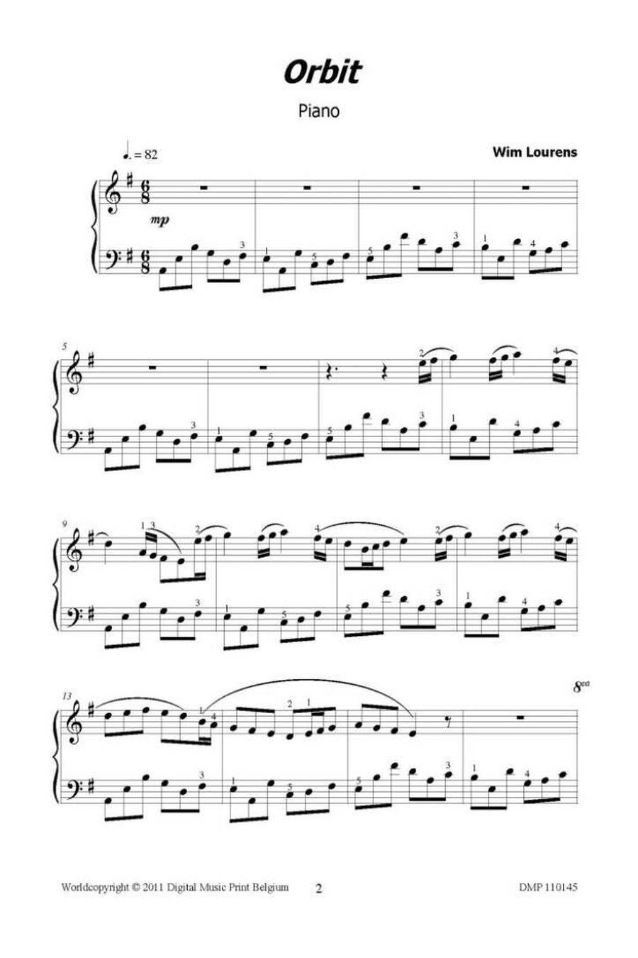 Orbit Piano Solo scores gallery preview page 2