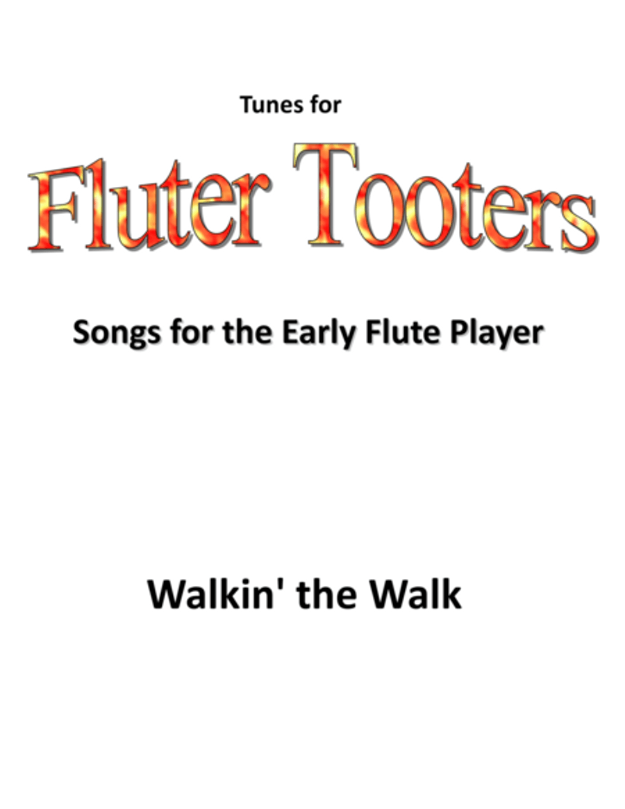 Walkin' the Walk Walkin' the Walk Flute Solo scores gallery preview page 1