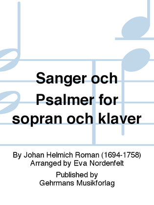 Sanger och Psalmer for sopran och klaver