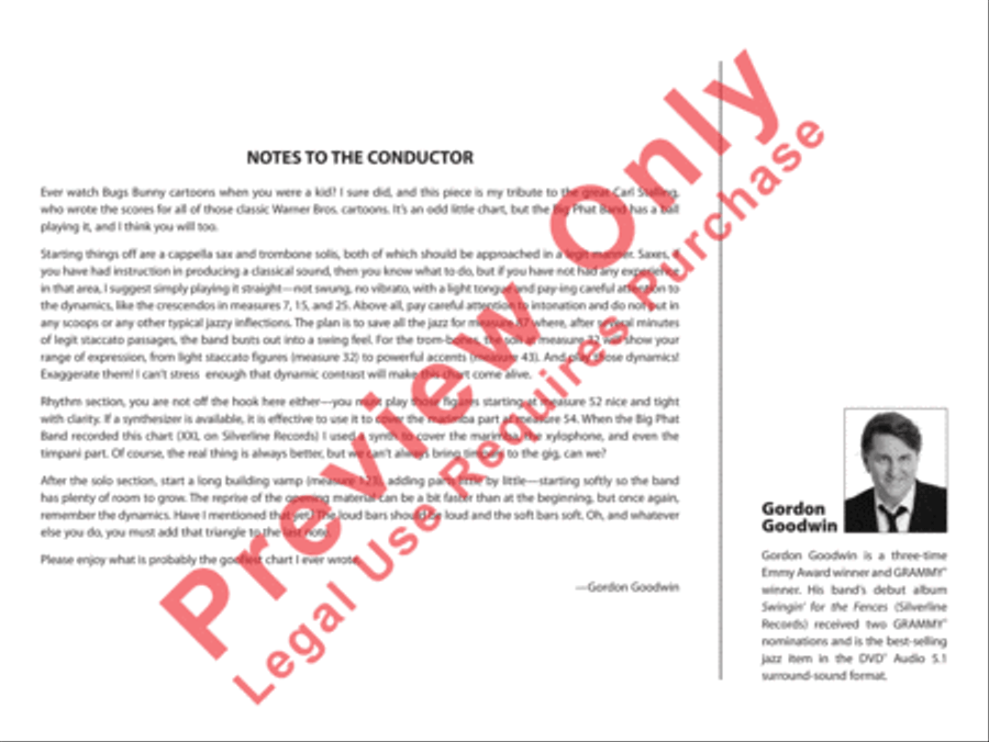 Hunting Wabbits Jazz Ensemble scores gallery preview page 27