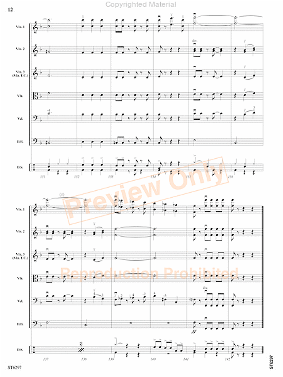 It's the Most Wonderful Time of the Year String Orchestra scores gallery preview page 13