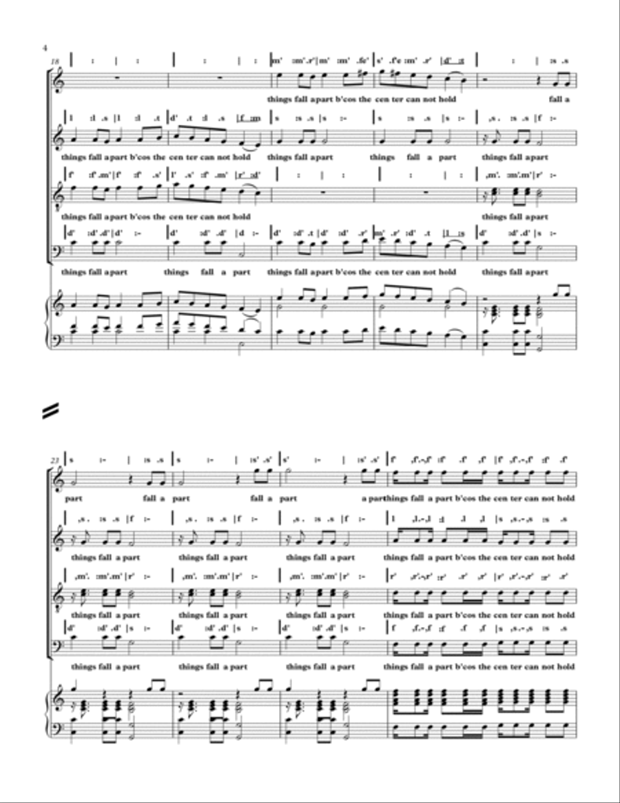 My Igbo Folk Songs My Igbo Folk Songs A Cappella scores gallery preview page 4