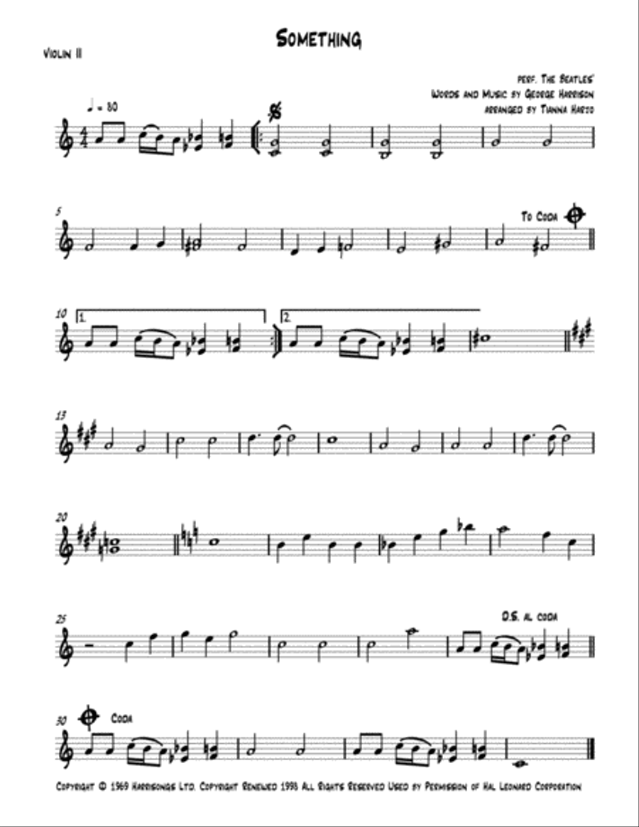 Something String Quartet scores gallery preview page 2