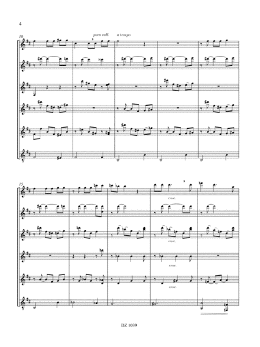 Soupir Guitar Ensemble scores gallery preview page 4