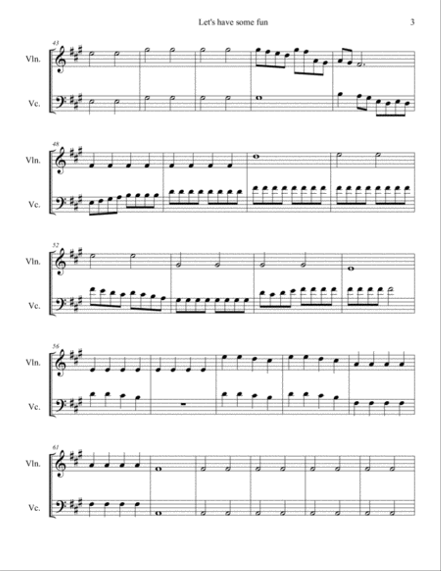 Let's Have Some Fun Small Ensemble scores gallery preview page 3