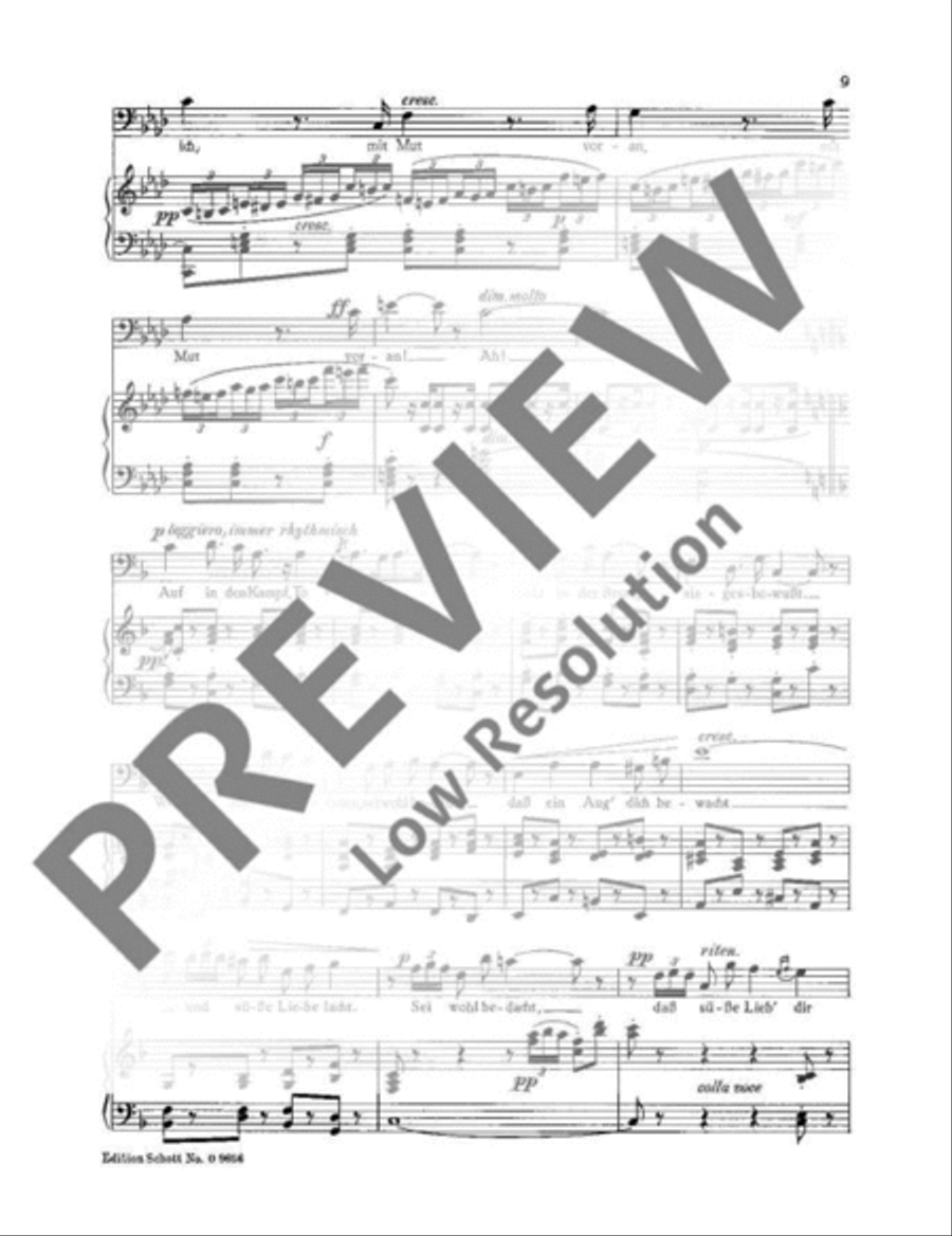 Auf in den Kampf, Torero! Baritone Voice scores gallery preview page 10
