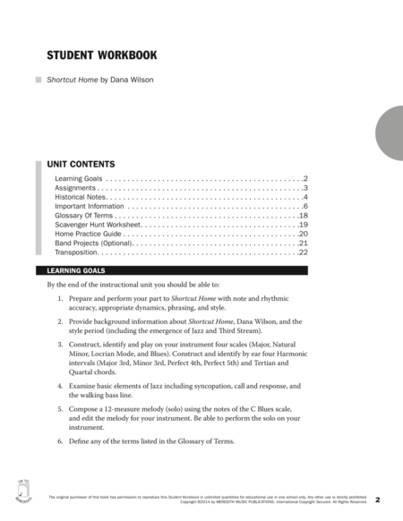 Guides to Band Masterworks, Vol. 5 - Student Workbook - Shortcut Home