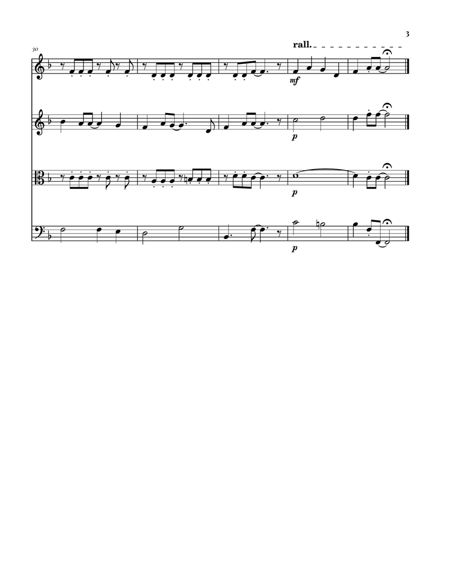 Yesterday String Quartet scores gallery preview page 3