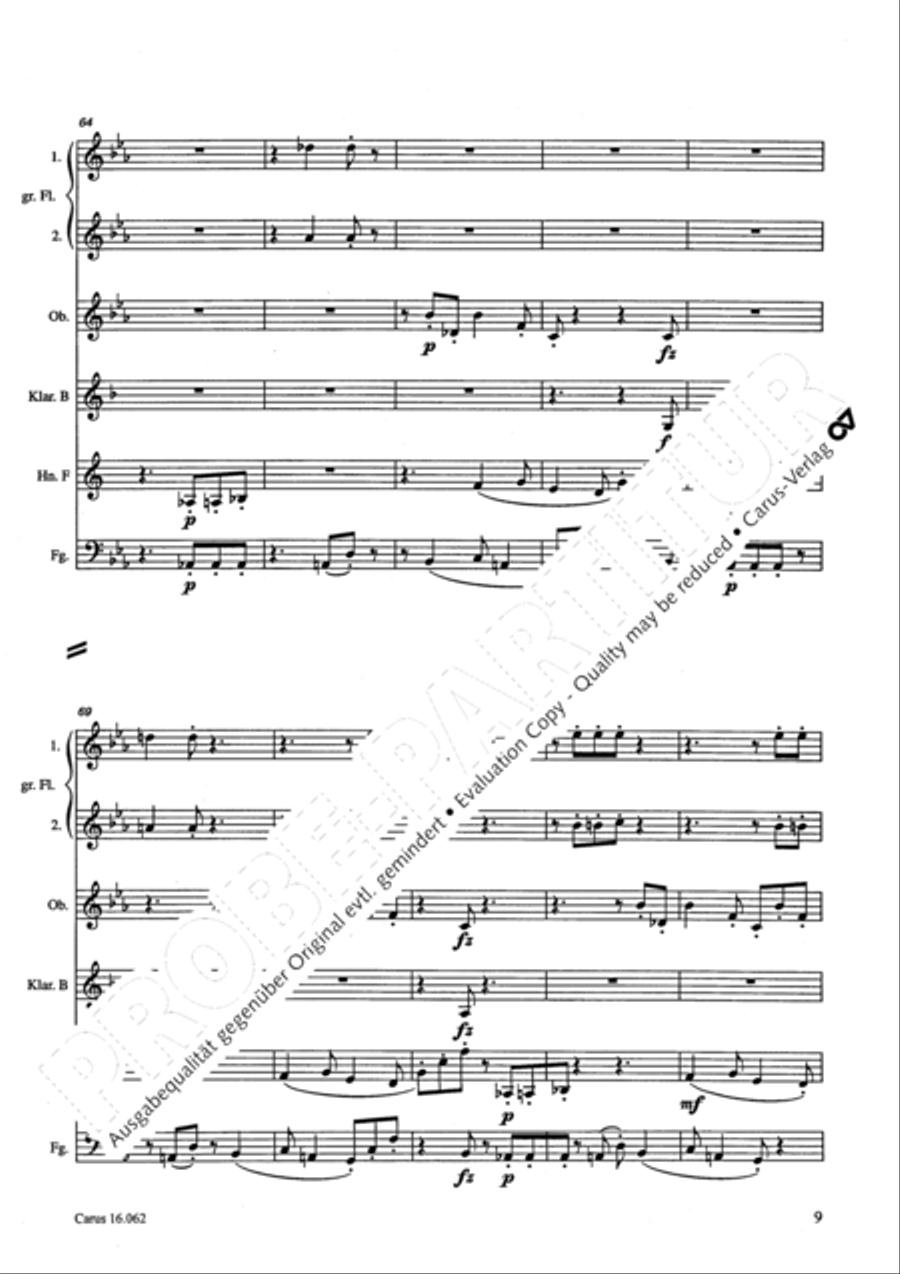 Musik fur sechs Blaser Musik fur sechs Blaser Bassoon scores gallery preview page 12