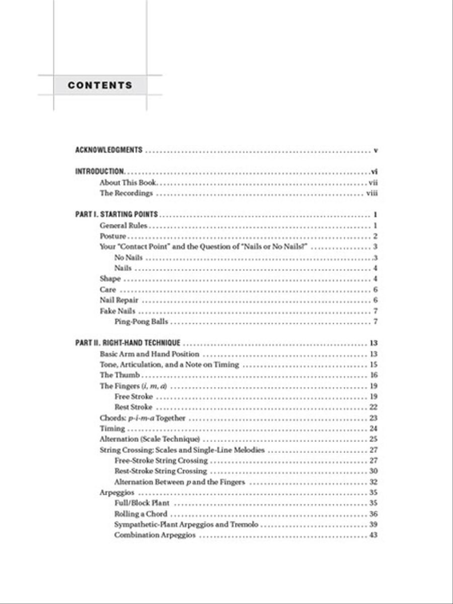 Classical Technique for the Modern Guitarist Acoustic Guitar scores gallery preview page 2