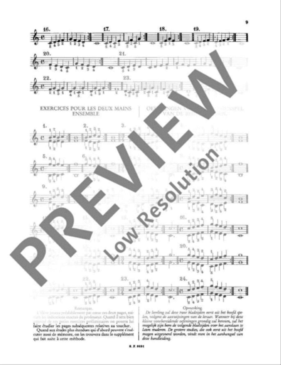 Méthode préparatoire de piano Piano Solo scores gallery preview page 10