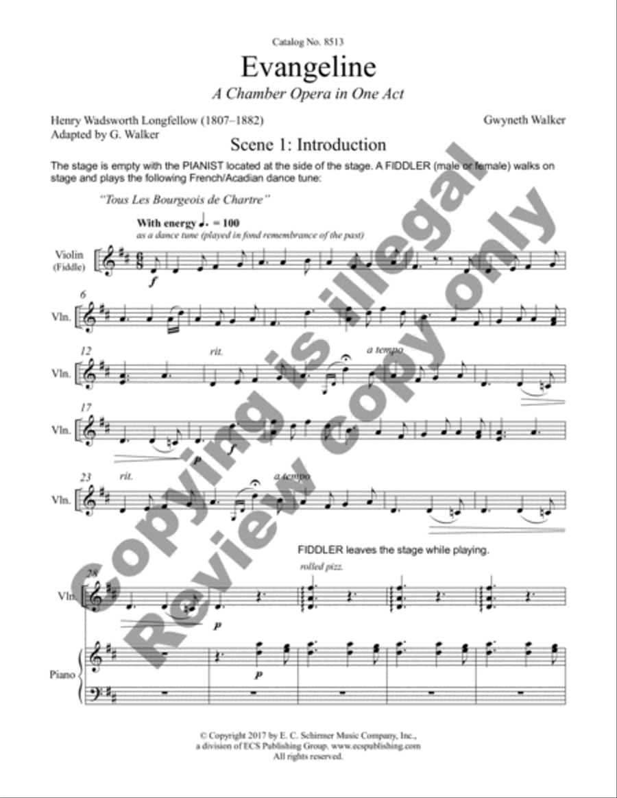 Evangeline Choir scores gallery preview page 6
