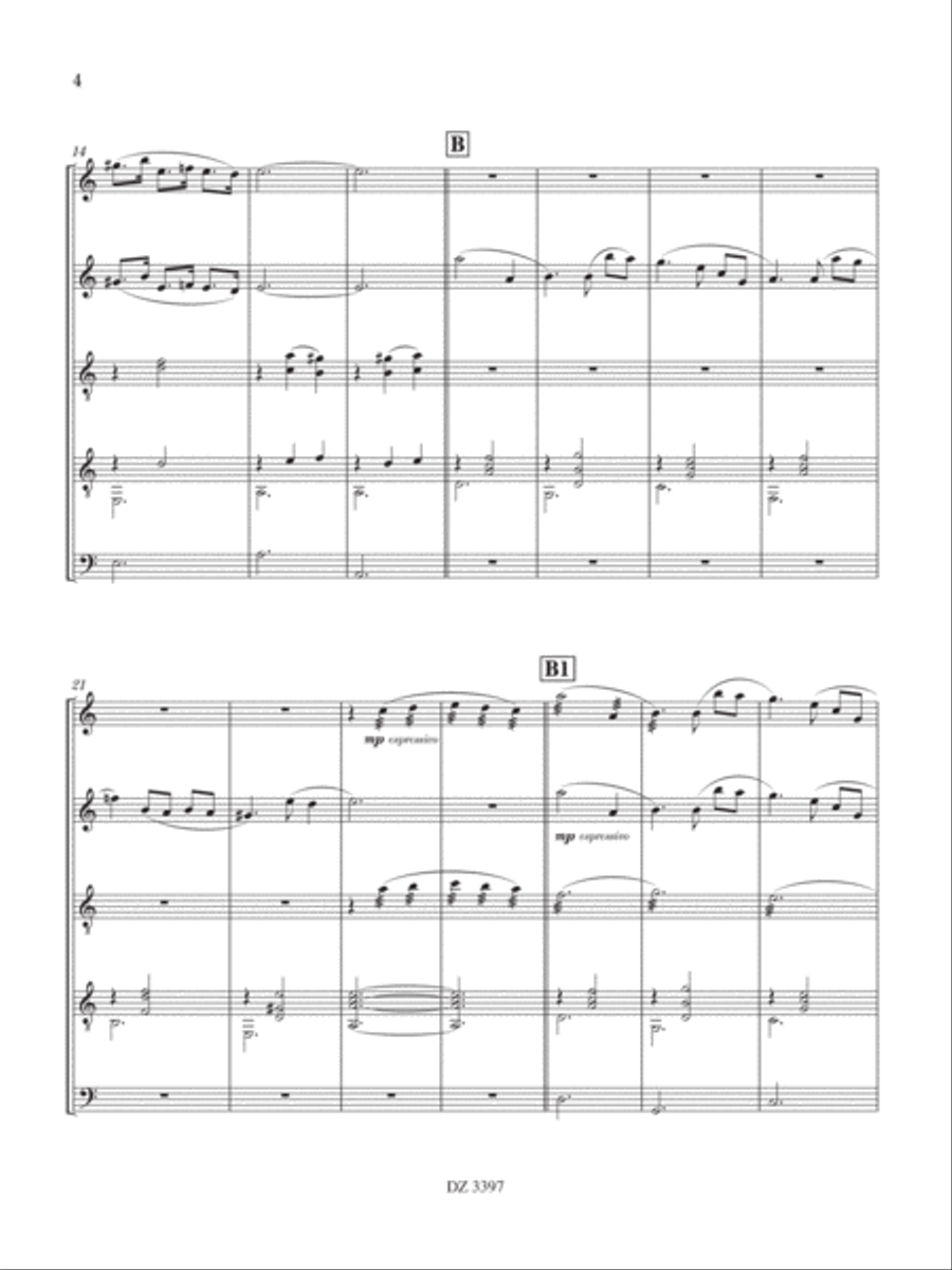 3 Pièces Orchestra scores gallery preview page 5