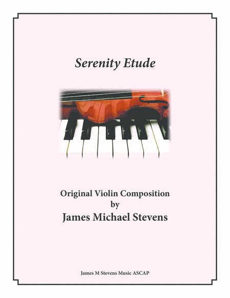 Serenity Etude - Violin & Piano image number null