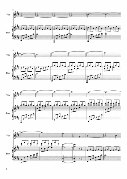 Cacciapaglia - Figlia del Cielo (arr. piano&violin)