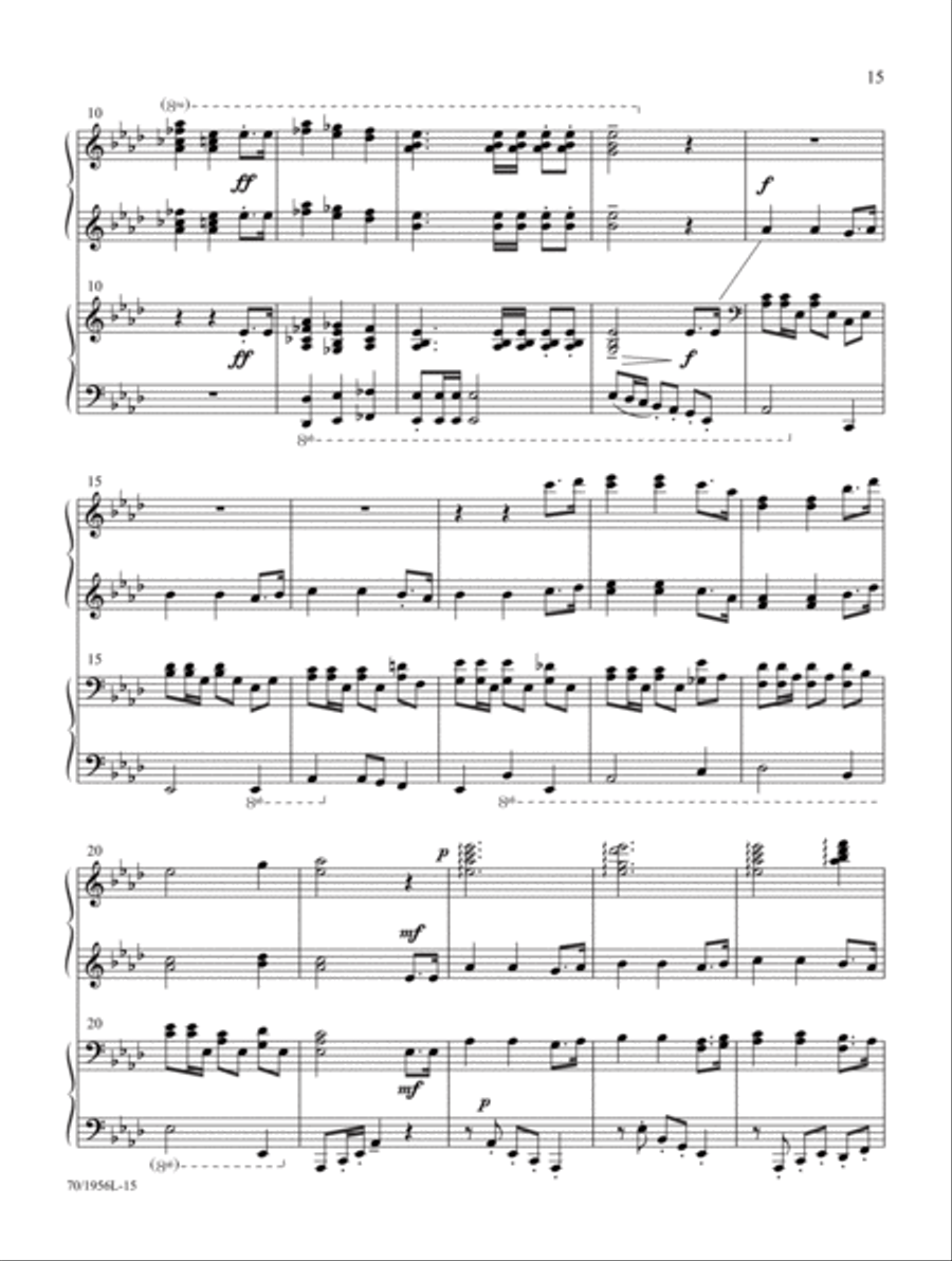Praises and Prayers Praises and Prayers Piano Duet scores gallery preview page 11