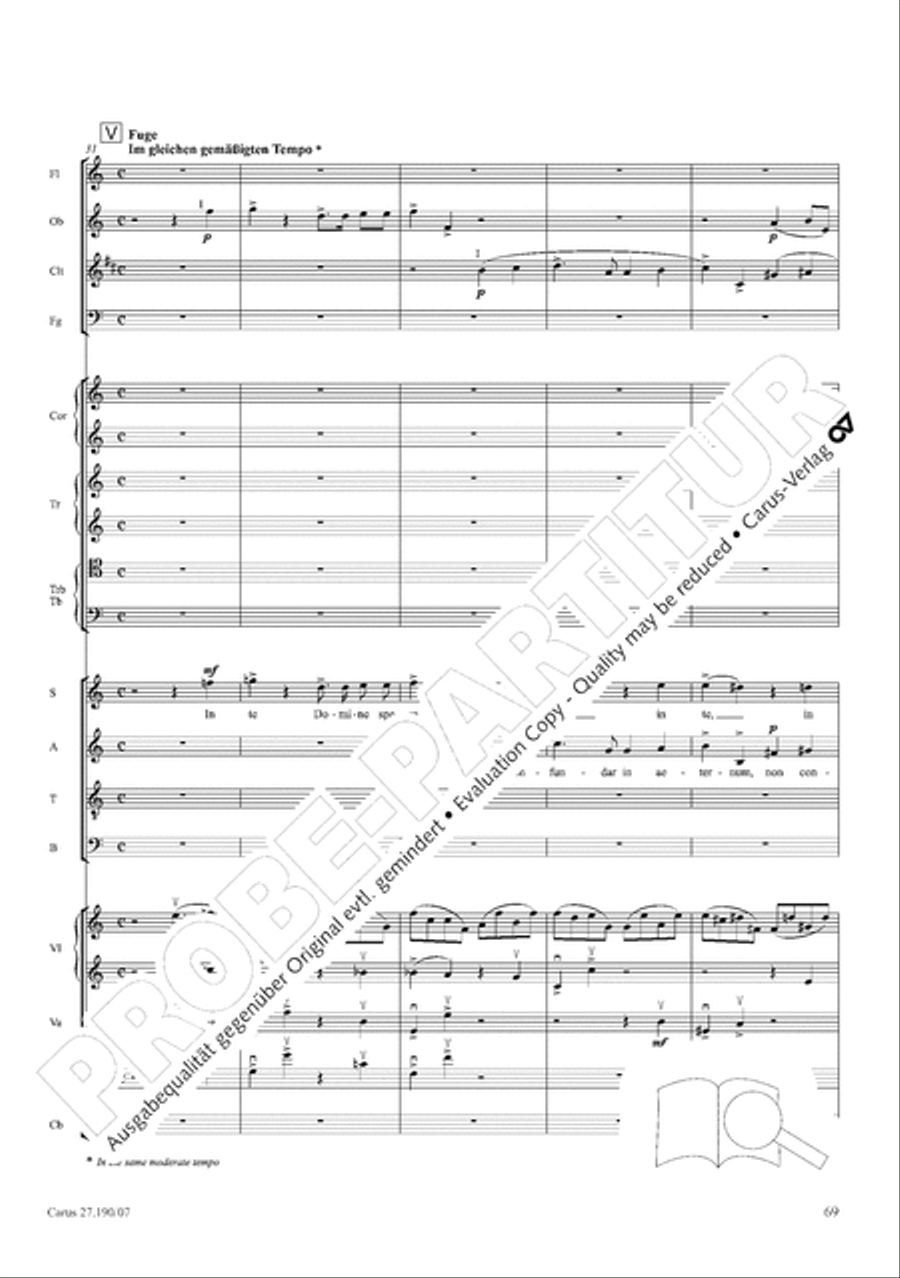 Te Deum Te Deum 4-Part scores gallery preview page 77