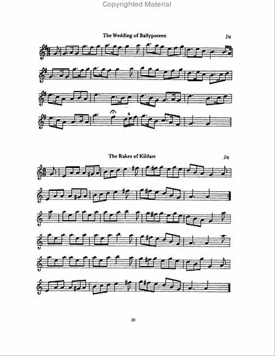 An Irish Tunebook - Part Two Recorder scores gallery preview page 6