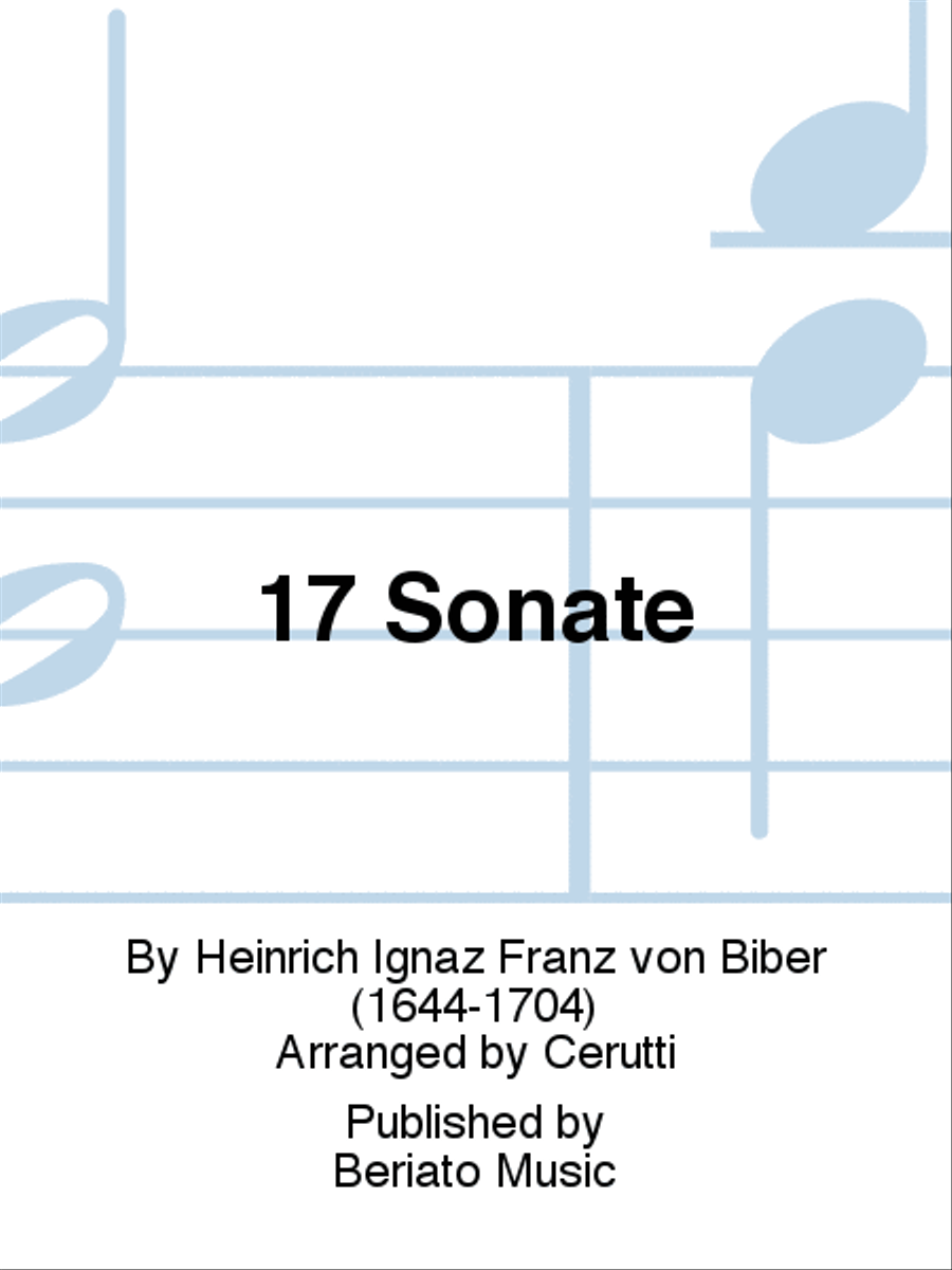 17 Sonate 17 Sonate Harpsichord scores gallery preview page 1