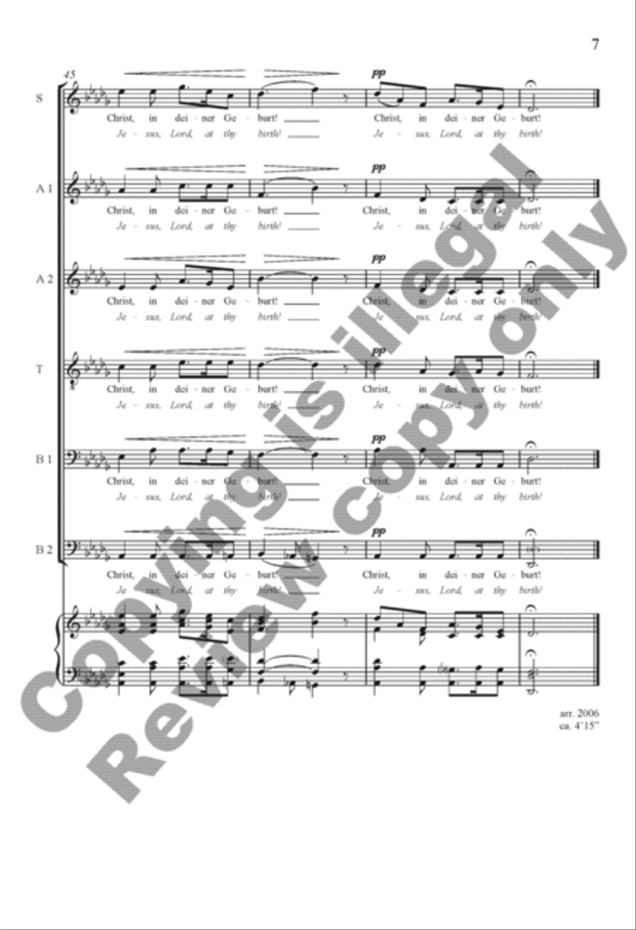 Stille Nacht (Silent Night) Divisi scores gallery preview page 13
