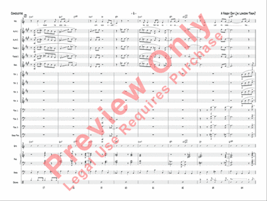 A Foggy Day (in London Town) Jazz Ensemble scores gallery preview page 9