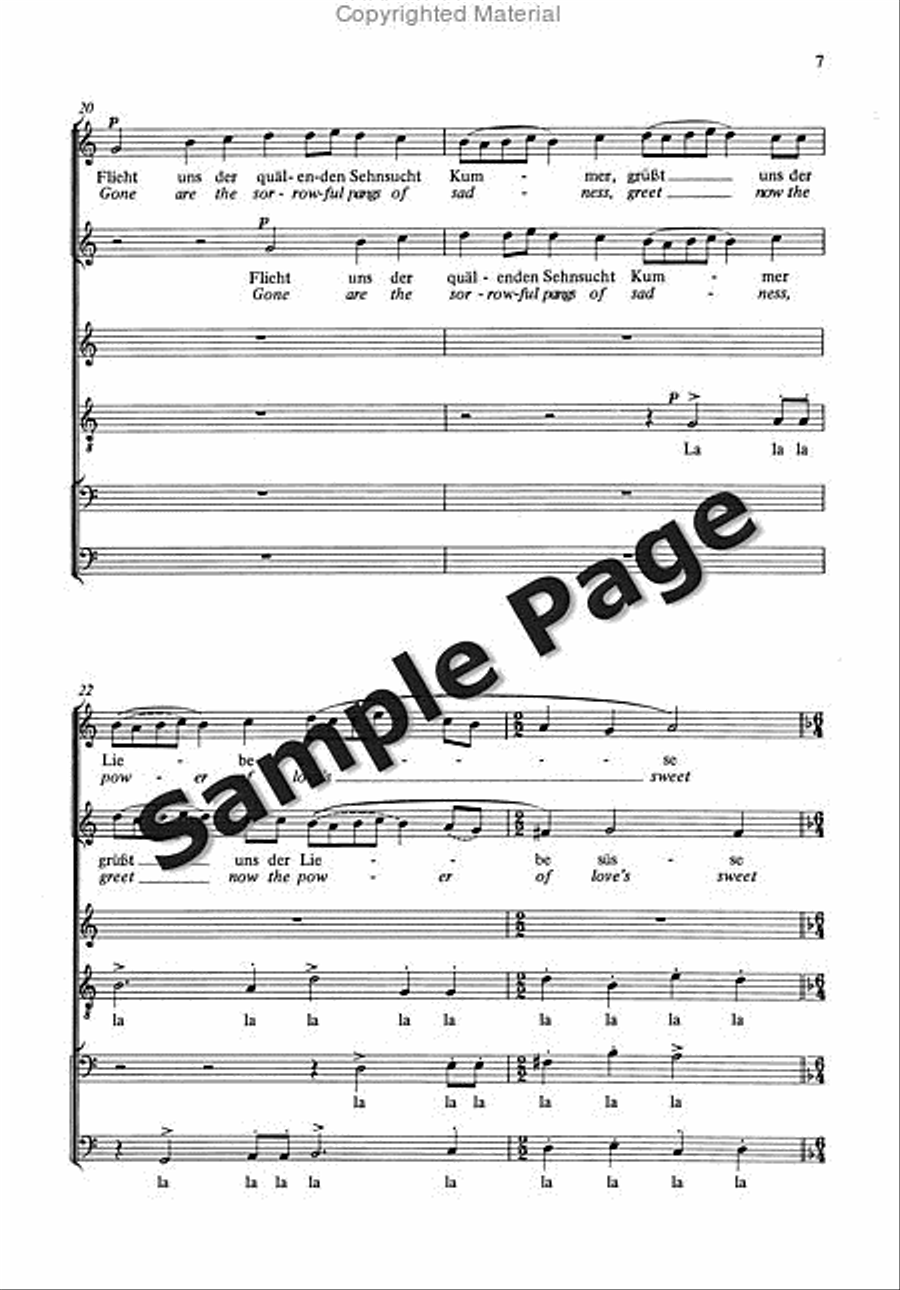 Monteverdi/orff Choere 2 Aus Orpheus Mixed Choir scores gallery preview page 8