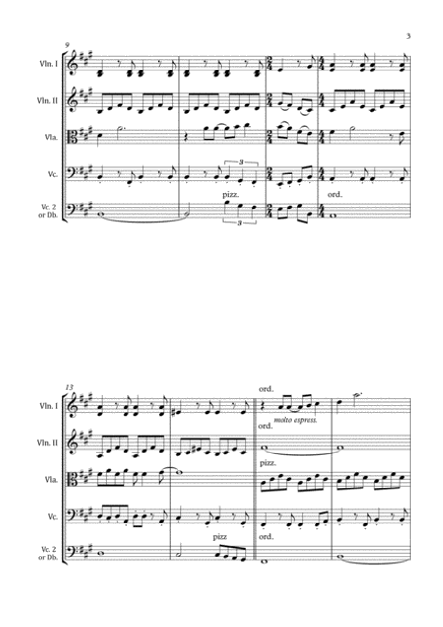 I Say A Little Prayer String Quartet scores gallery preview page 5