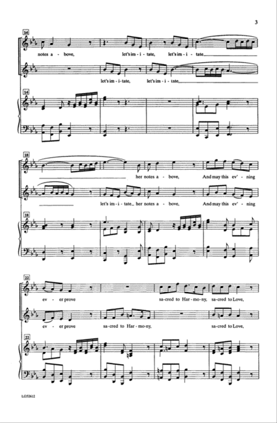 Let's Imitate Her Notes Let's Imitate Her Notes 2-Part scores gallery preview page 10