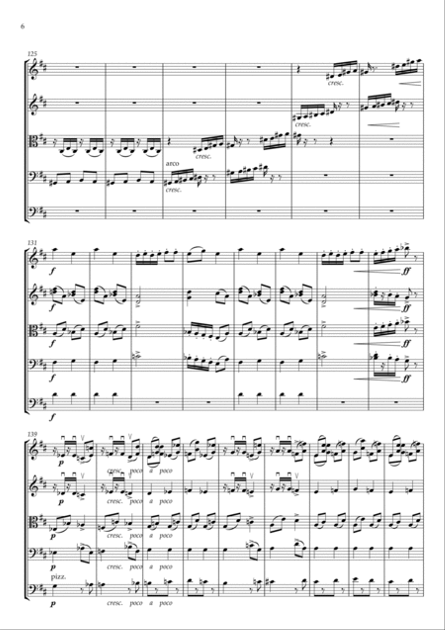 February: Carnival String Orchestra scores gallery preview page 6