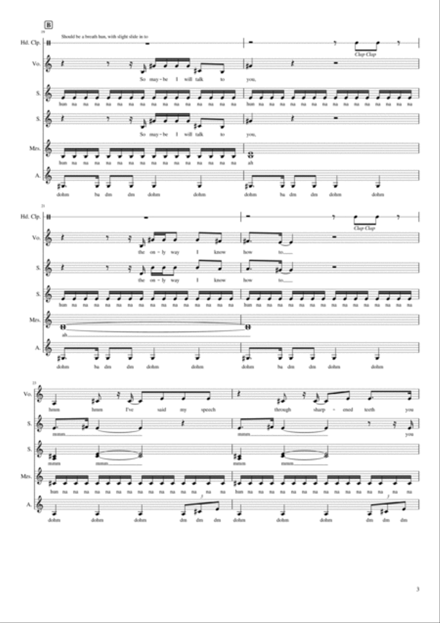 Monster A Cappella scores gallery preview page 3