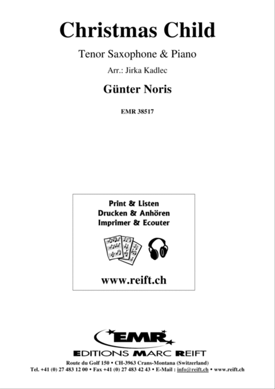 Christmas Child Tenor Saxophone scores gallery preview page 1