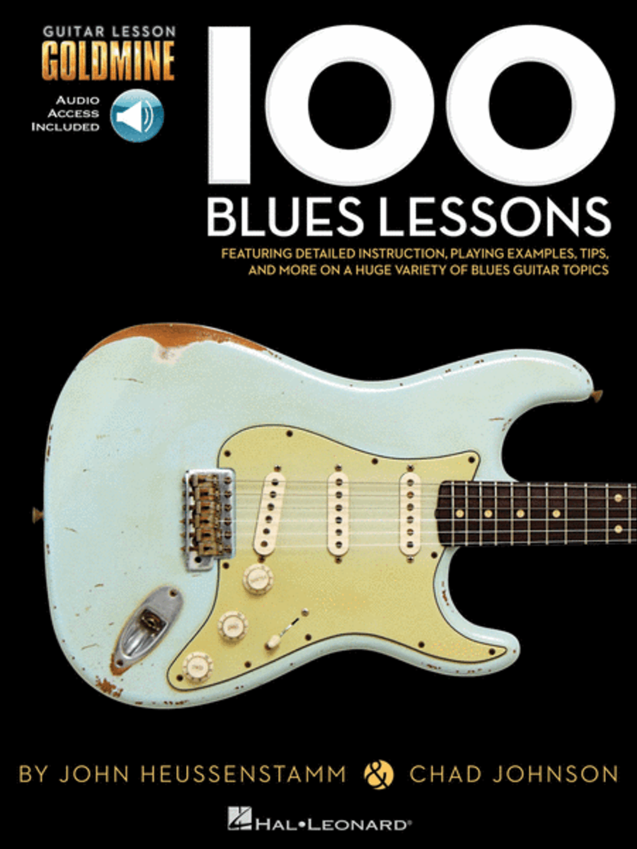 100 Blues Lessons Electric Guitar scores gallery preview page 1