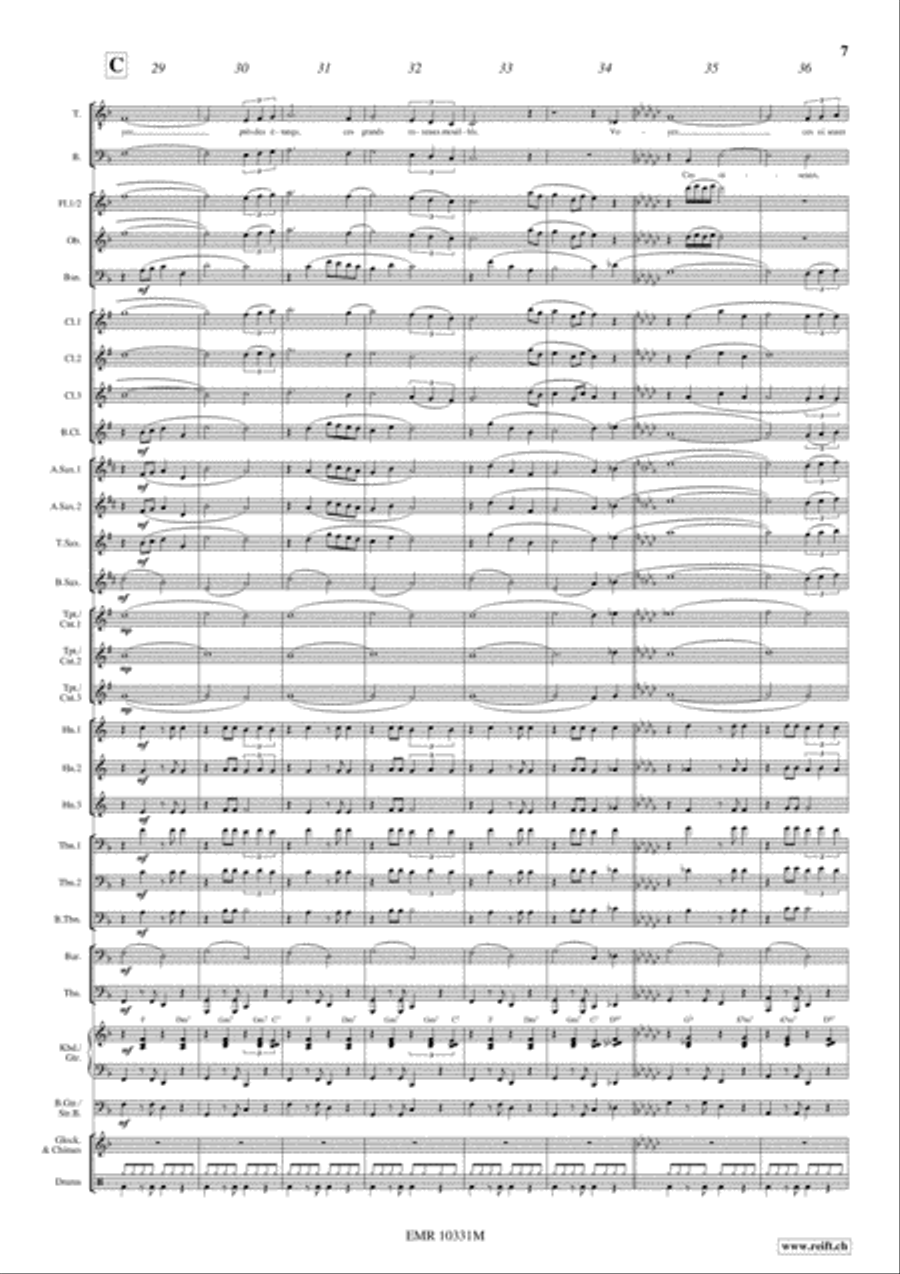 La Mer La Mer Men's Choir scores gallery preview page 8