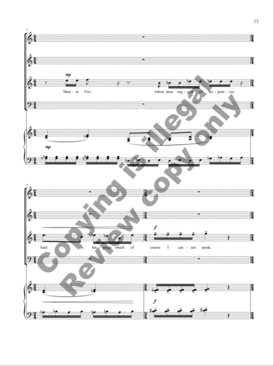Fables for a Prince Tenor Voice scores gallery preview page 25