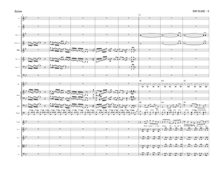 Sir Duke (Vocal Solo and Jazz Orchestra-score only) image number null
