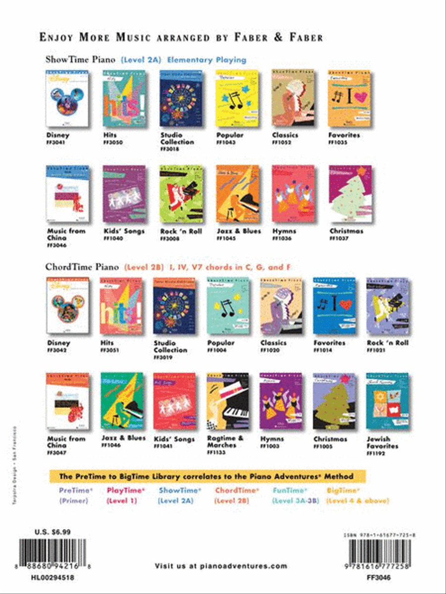 ShowTime® Piano Music from China Piano Method scores gallery preview page 9
