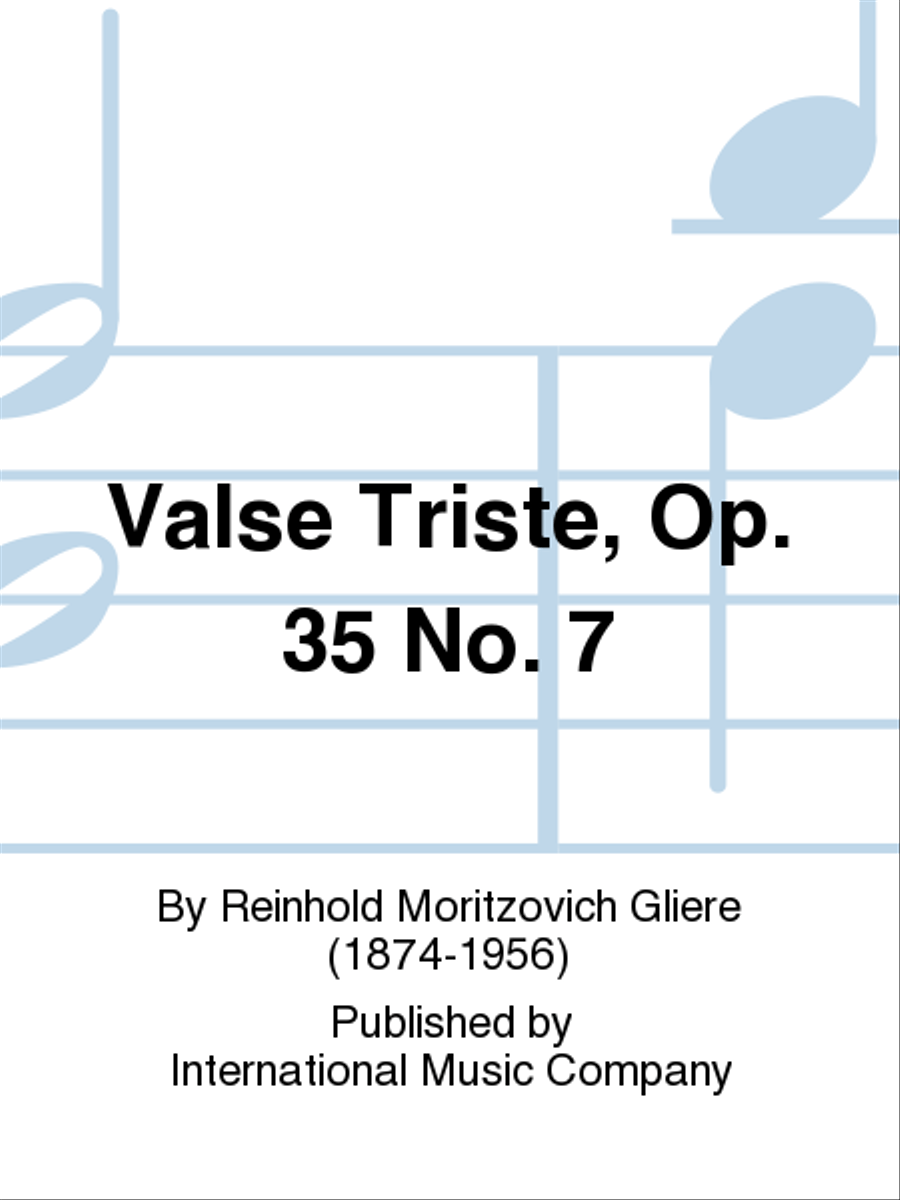 Valse Triste, Op. 35 No. 7